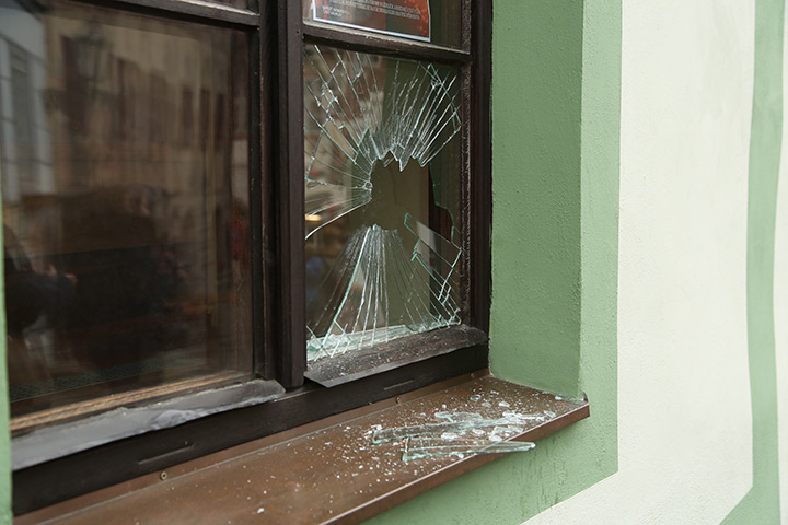 A2B Glass are able to board up broken windows while they are being repaired in Portslade.